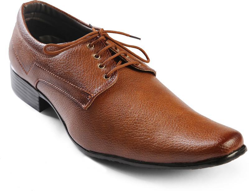 Shoefad Lace Up For Men(Brown)