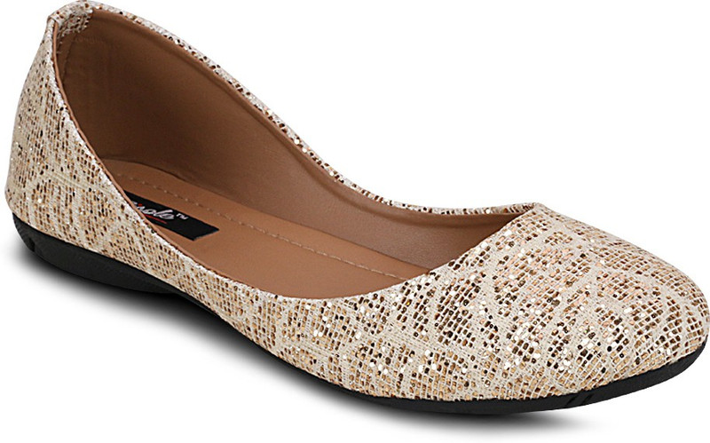 Gisole Topaz Bellies For Women(Gold)