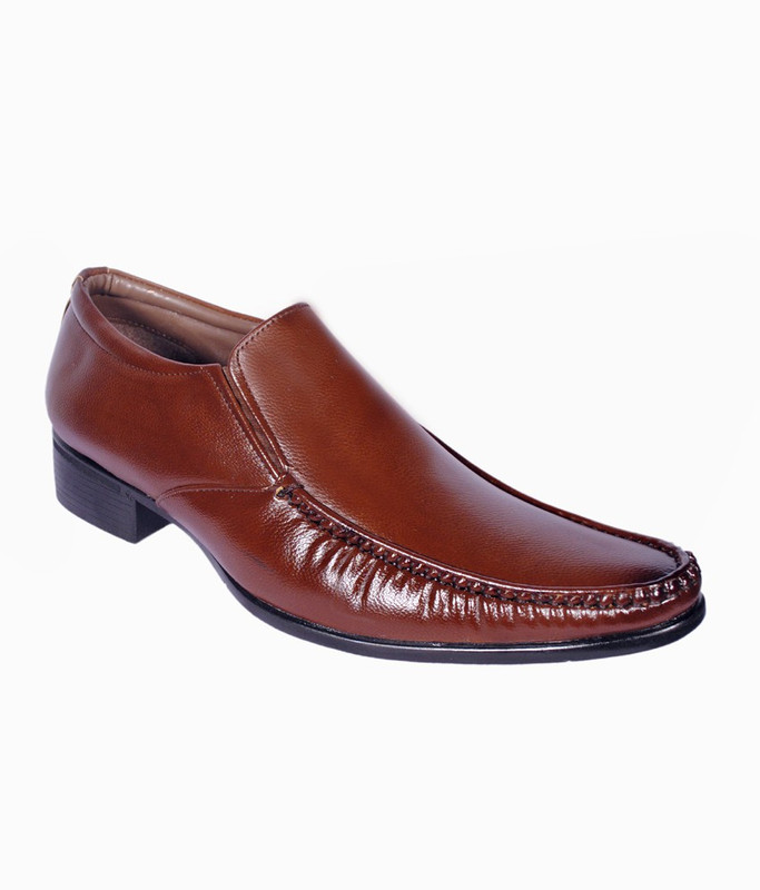 Footoes Mocassin Slip On For Men(Brown)