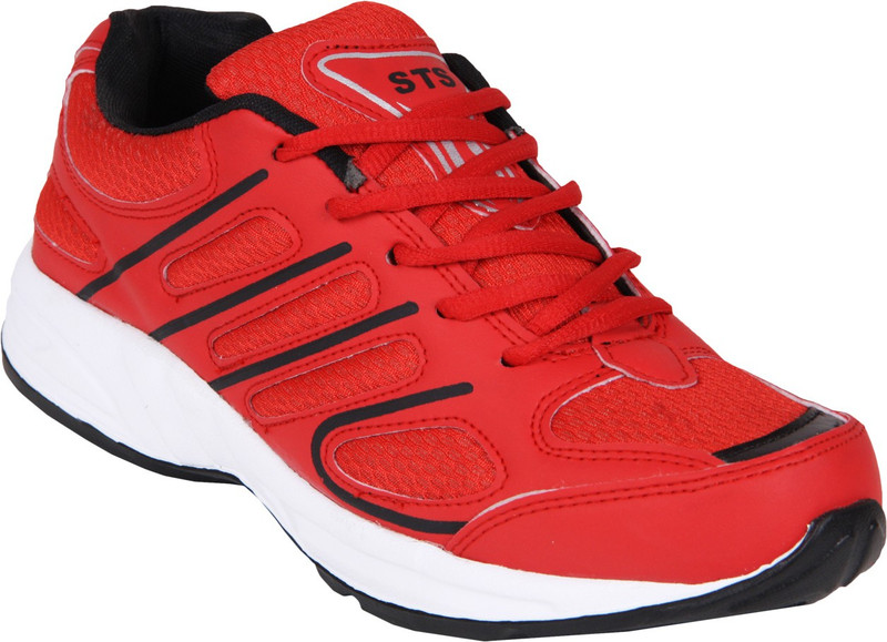 Shoe Striker Running Shoes For Men(Red, Black)