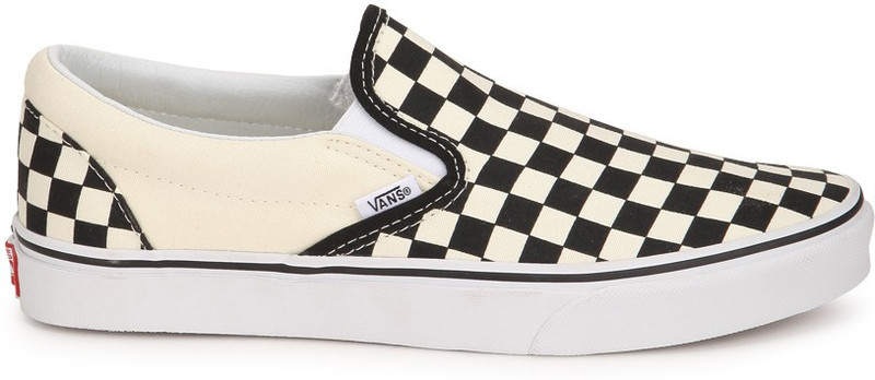 Vans CLASSIC SLIP-ON Men Loafers For Men(White, Black) Vans CLASSIC SLIP-ON Men Loafers For Men(White, Black)