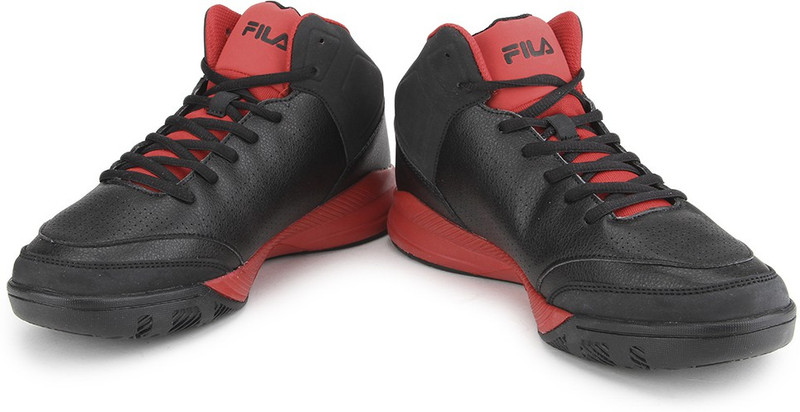 Fila GUNNER Baskeetball Shoes For Men(Red, Black)
