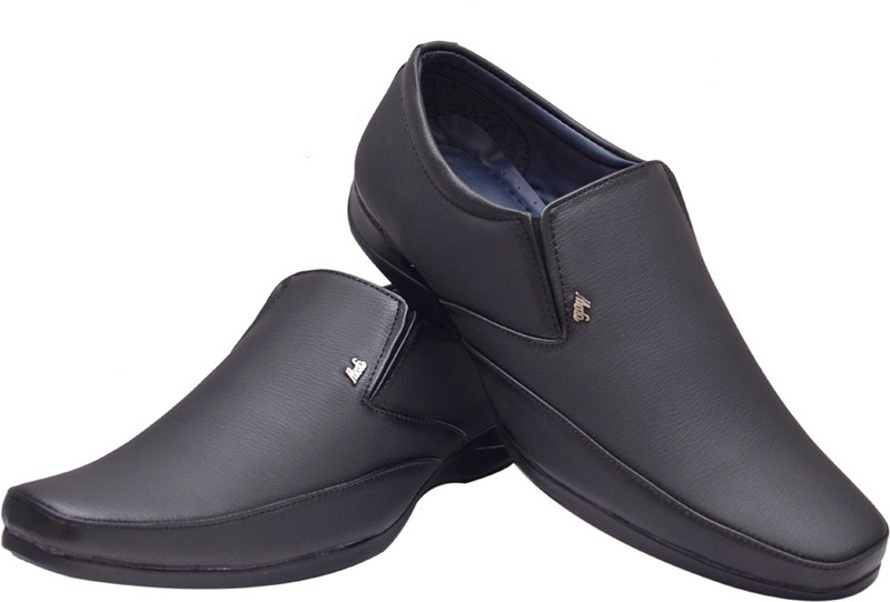 Fashion Victim 7006-future point Slip On For Men(Black)
