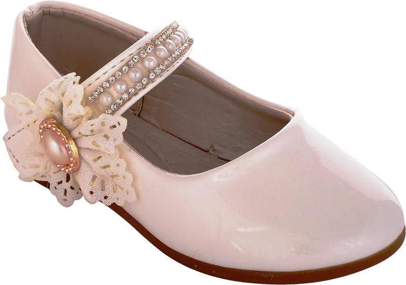 Glinchy Synthetic White Comfortable Solids Bellies For Women(White)