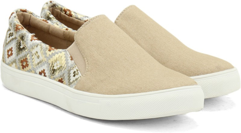 Addons Addons Beige Colored Loafers Loafers For Women(Beige)
