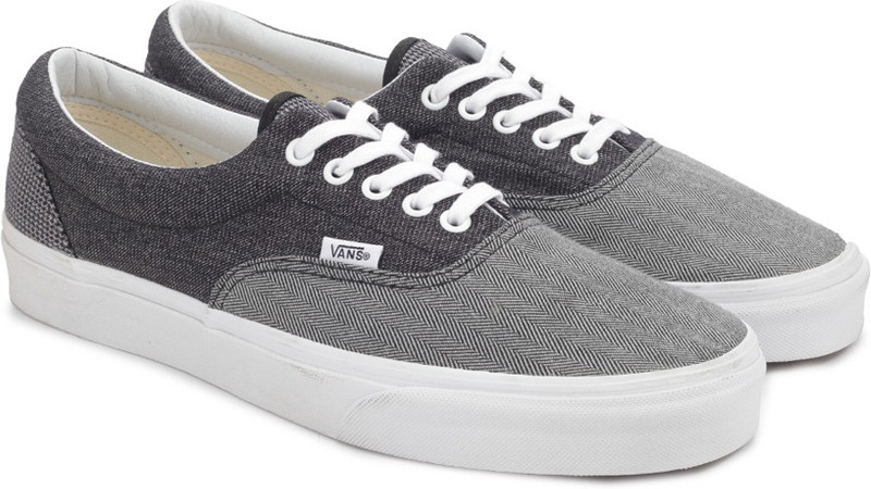 Vans Era Men Canvas Sneakers For Men(Grey) Vans Era Men Canvas Sneakers For Men(Grey)