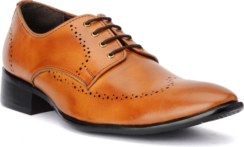 Bruno Manetti 9950 Lace Up Shoes For Men(Tan)