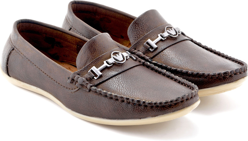 Boysons brown smart men Loafers For Men(Brown)