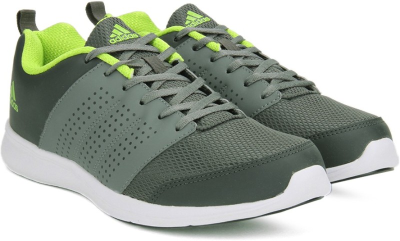 Adidas ADISPREE M Running Shoes(Green, Grey)