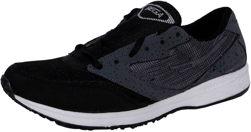 SEGA Black Grey Marathon Running Shoes For Men(Grey)
