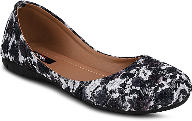 Gisole Floral Bellies For Women(Black)