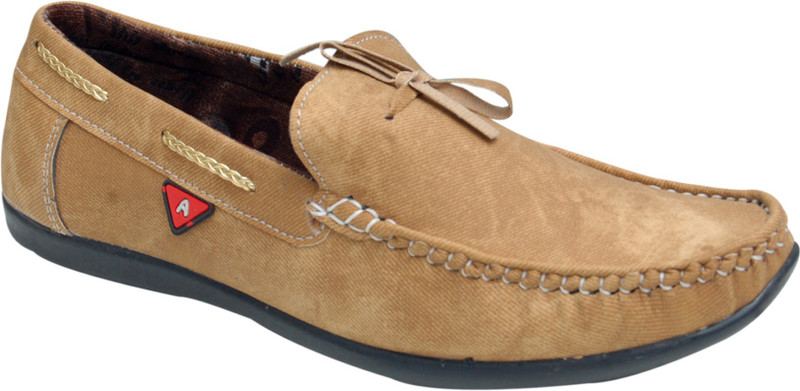 Oora As-Brav-Gold-Ch Loafers For Men(Tan)