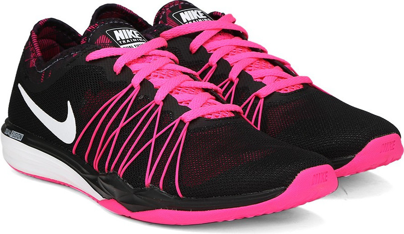 Nike W DUAL FUSION TR Training Shoes For Women(Black)