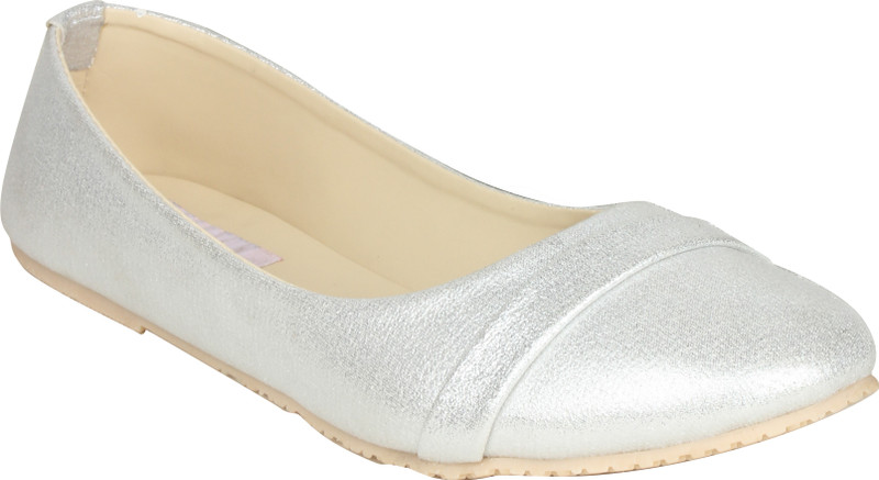 Stylistry Maxis Women's Closed Toe Bellies For Women(Silver)