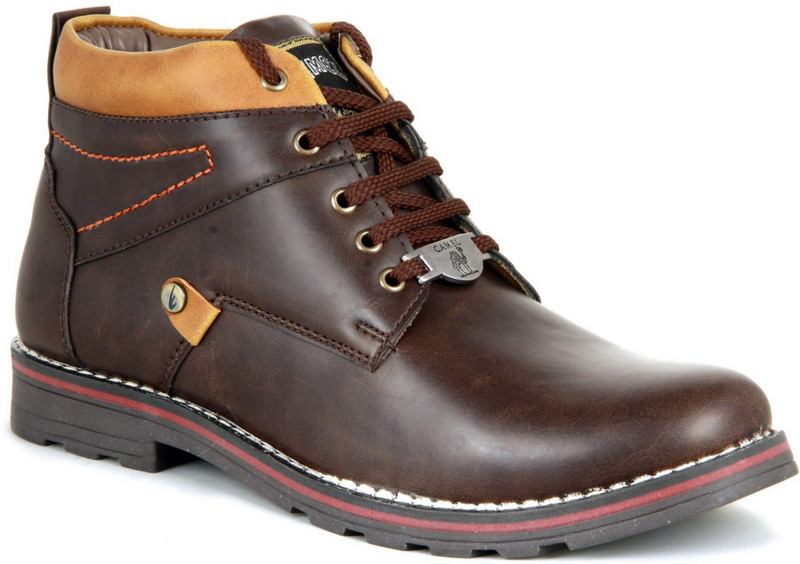 Devils Bactrian Camel Brown Boots For Men(Brown)