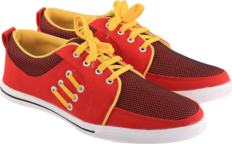 Go India Store Sneakers For Men(Red) Go India Store Sneakers For Men(Red)