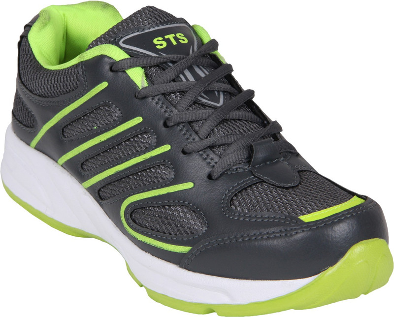 Shoe Striker Running Shoes For Men(Green, Grey)