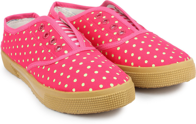 Shoetopia Canvas Shoes For Women(Pink)