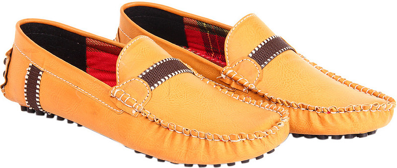 Funk'd Stripe Loafers For Men(Tan)