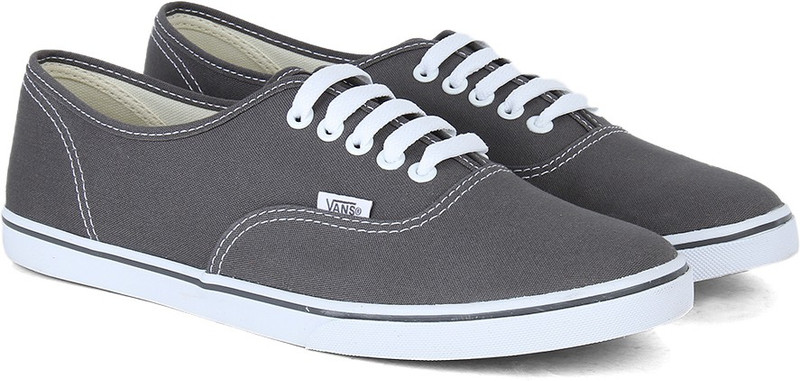 Vans Authentic Lo Pro Men Sneakers For Men(White, Grey) Vans Authentic Lo Pro Men Sneakers For Men(White, Grey)