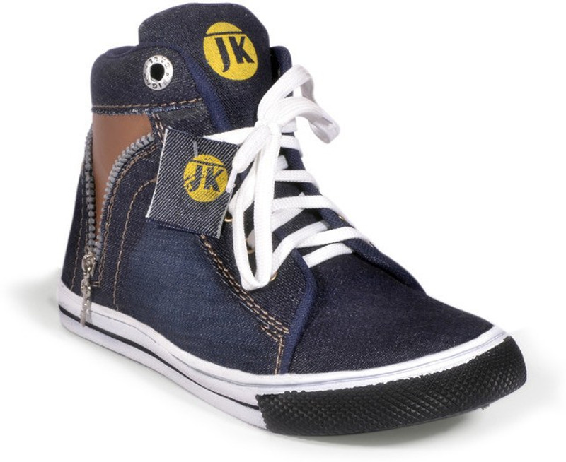 JK Port DENIM SNEAKER LONG CASUAL SHOE Sneakers For Men(Blue) JK Port DENIM SNEAKER LONG CASUAL SHOE Sneakers For Men(Blue)