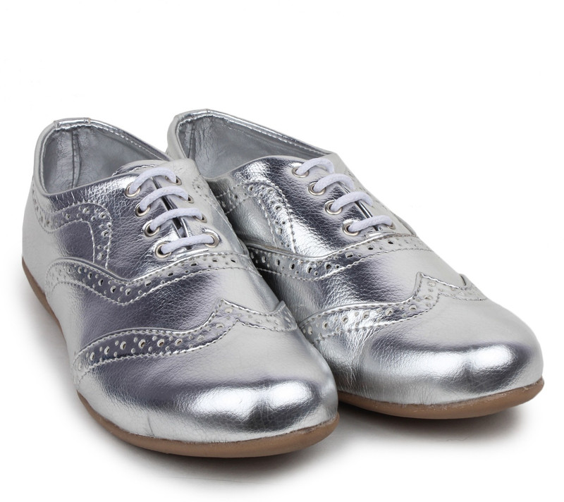Beonza Party Wear Shoes For Women(Silver)