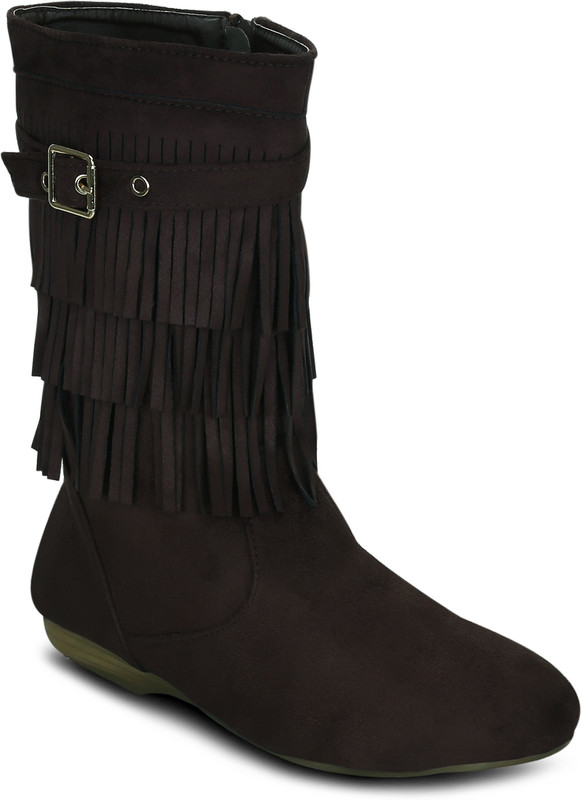 Get Glamr AMANDA Boots For Women(Brown)