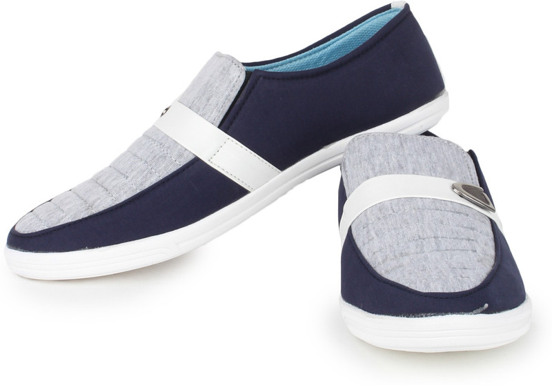 Beonza Casual Shoes For Men(Blue, Grey)