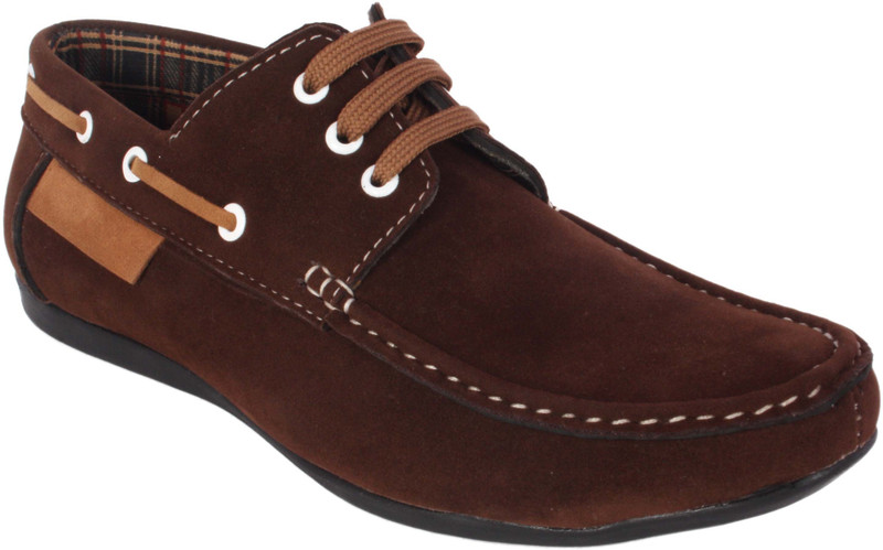 George Adam Ch2216brown Boat Shoes For Men(Brown)