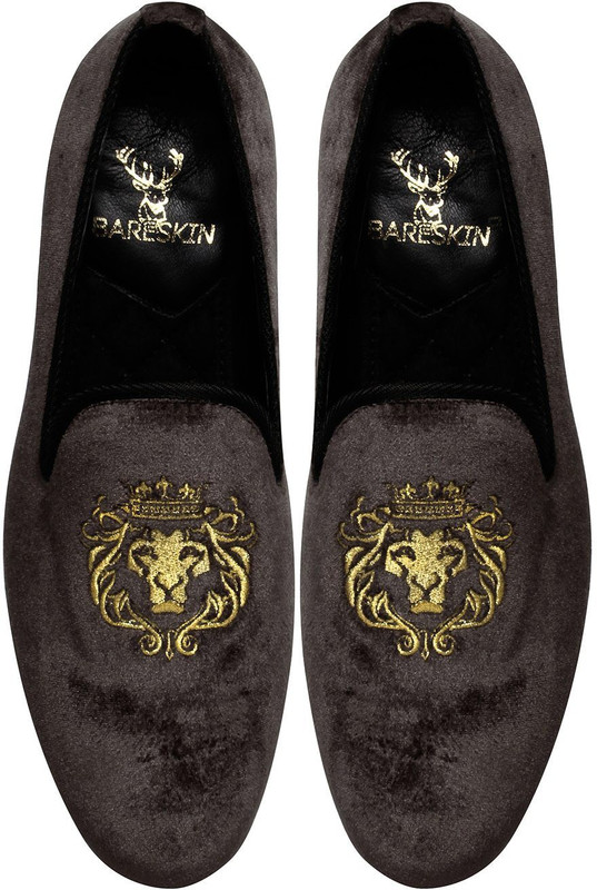 Bare Skin Velvet Slip On Slip On For Men(Grey) Bare Skin Velvet Slip On Slip On For Men(Grey)