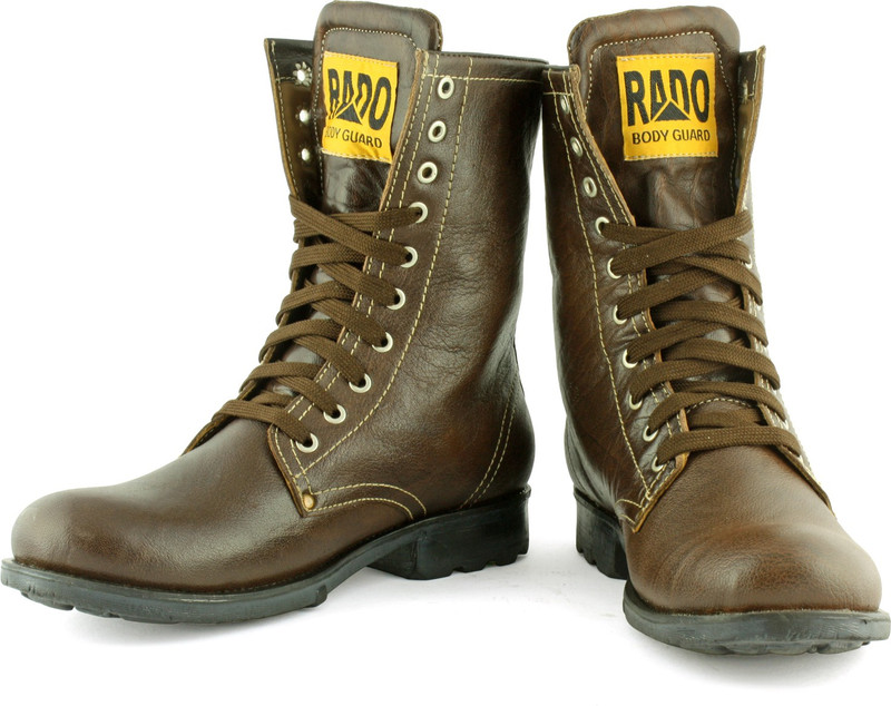 Richfield Rado Qadira Bodyguard Brown Boots For Men(Brown) Richfield Rado Qadira Bodyguard Brown Boots For Men(Brown)