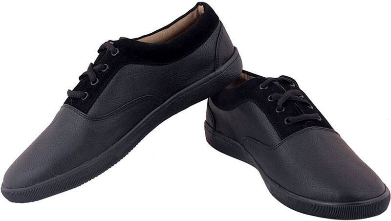 FUNK FORT Black Sneakers Sneakers For Men(Black)