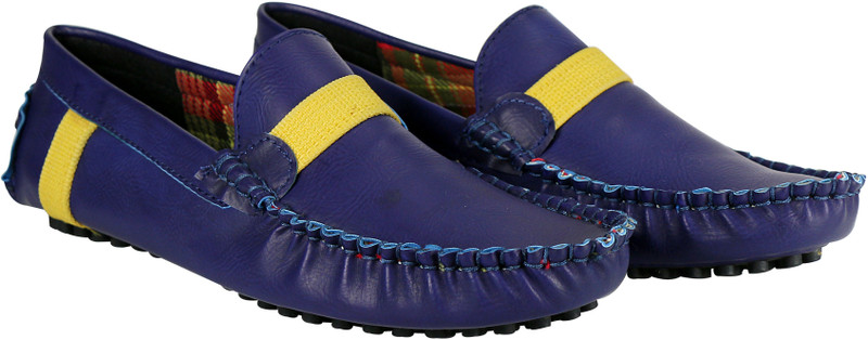 Funk'd Purple Side Loafers For Men(Purple)