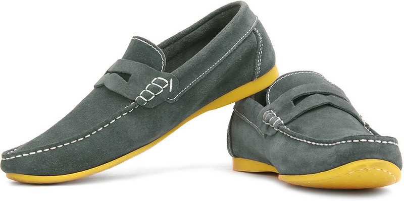 Kenneth Cole Contrast Winner Men Loafers For Men(Grey)