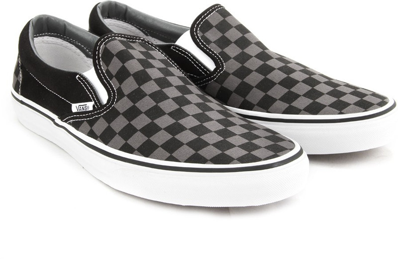 Vans Classic Slip-On Canvas Shoes For Women(Black)