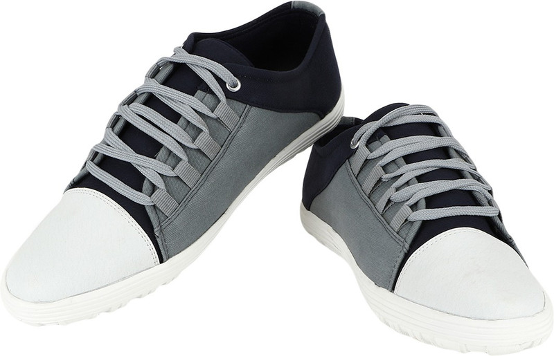 Knight Ace 2005 Canvas Shoes For Men(Black, Grey)