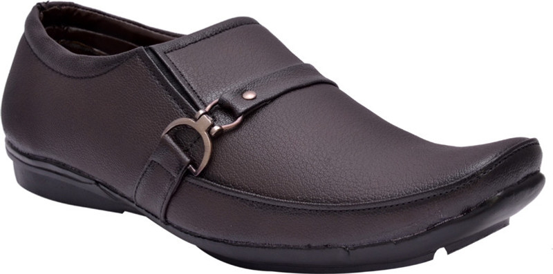 Fentacia Rio Slip On Shoes For Men(Brown)