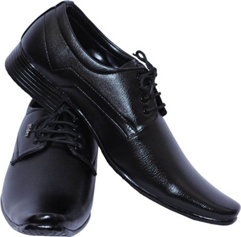Smoky Lace Up Shoes For Men(Black)