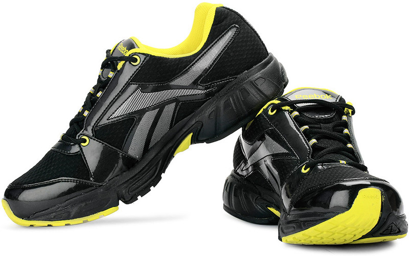 REEBOK Dynamic Ride LP Running Shoes For Men(Black, Yellow)