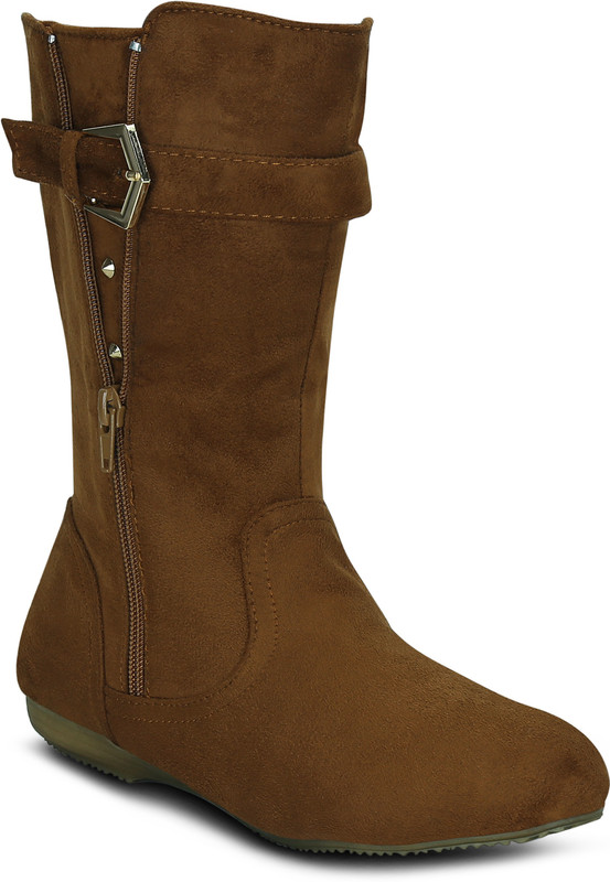 Get Glamr BEACHAM Boots For Women(Brown)