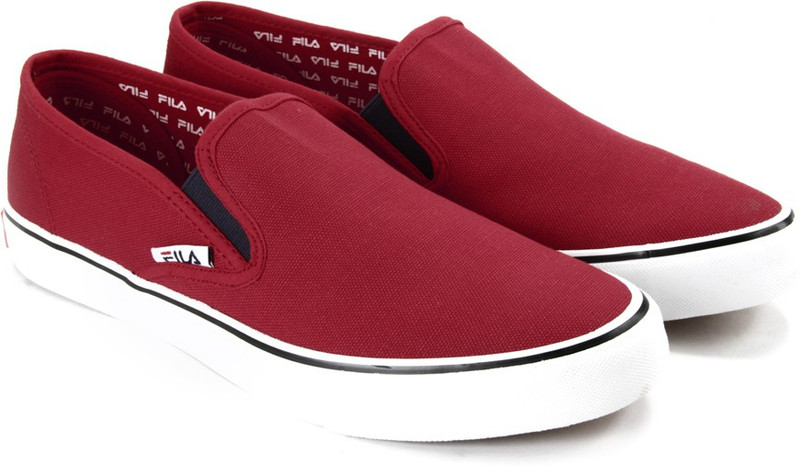 Fila Canvas Shoes For Men(Red)