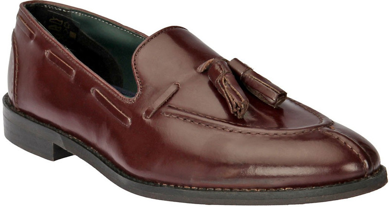Black Pony Casual Loafers For Men(Burgundy) Black Pony Casual Loafers For Men(Burgundy)