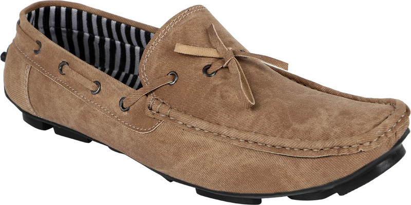 Quarks Casual Loafers For Men(Beige)