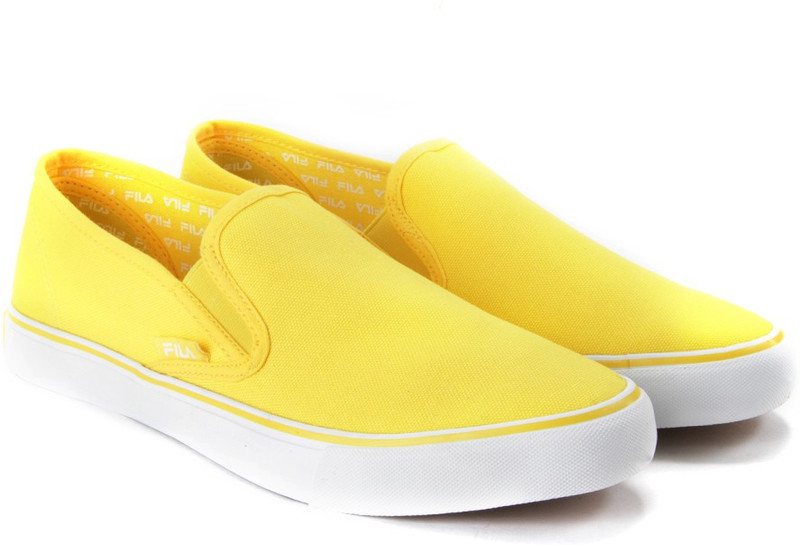 Fila Canvas Shoes For Men(Yellow)