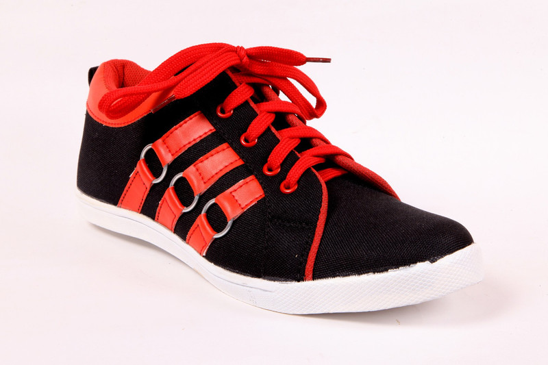 Shoeppee Canvas Shoes For Men(Black)