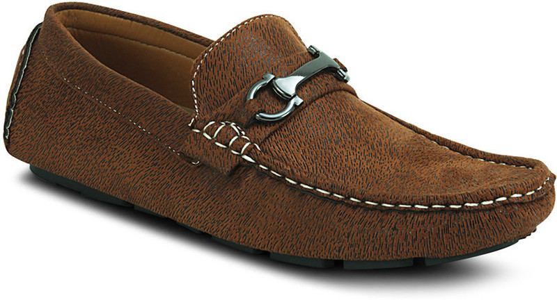 Get Glamr Stylish Loafers For Men(Brown)