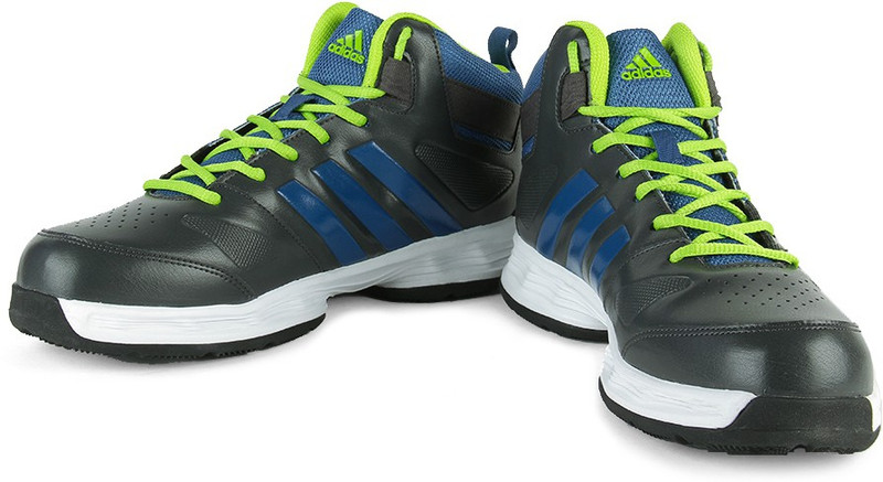 ADIDAS INDOMITABLE Men Basketball Shoes For Men(Blue, Grey)