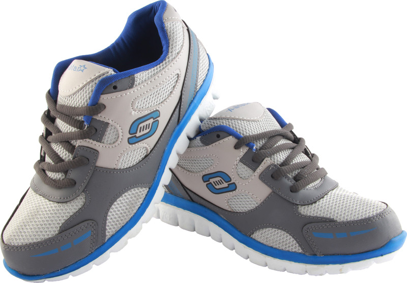 Zapatoz A-star by Zapatoz latoo1 Running Shoes For Men(Grey)