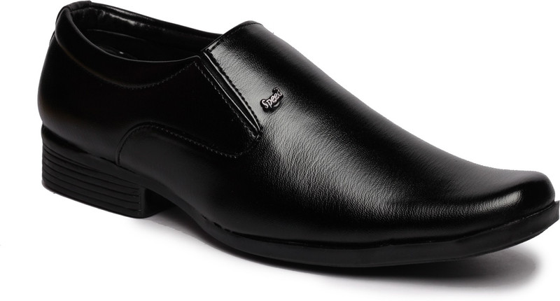 Feather Leather Shoes 027 Slip On Shoes For Men(Black) Feather Leather Shoes 027 Slip On Shoes For Men(Black)