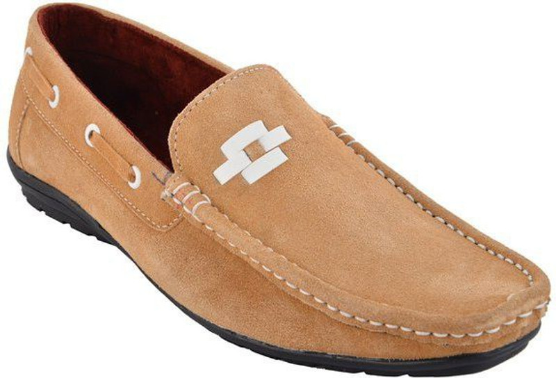 Knoos Stylish Loafers For Men(Tan)